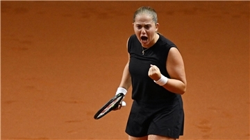 Jelena Ostapenko unterstrich im Finale von Stuttgart ihre starke Form.