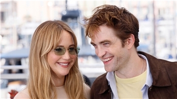 Jennifer Lawrence und Robert Pattinson bei der Premiere des Films in Cannes. (Archivbild)