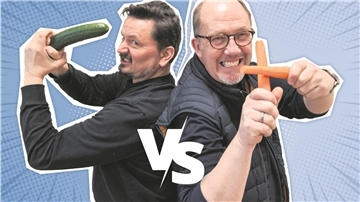 Jens Schönig (links) und Detlef Glückselig werden sich gegenseitig nichts schenken.
