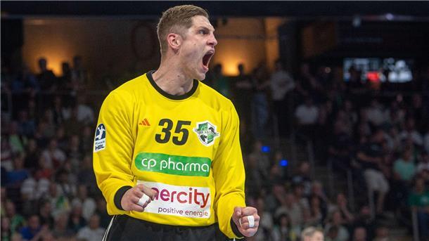 Joel Birlehm und die TSV Hannover-Burgdorf spielten in Flensburg.