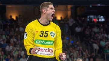 Joel Birlehm und die TSV Hannover-Burgdorf stehen in der Gruppenphase der European League. (Archivbild)