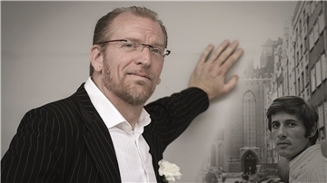 Collage: Jörg Seidel und Udo Jürgens. 