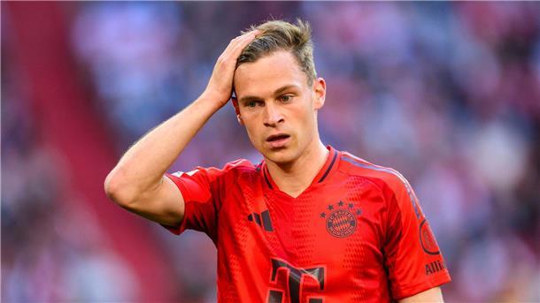 Gespräch mit Eberl: Kimmich fühlt sich in München sehr wohl Joshua Kimmich zeigt sich offen für eine Vertragsverlängerung in München.