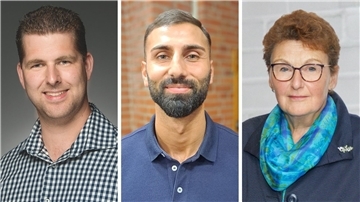 CDU-Fraktion schrumpft: Nordenhamer Ratsherr gibt Mandat zurück Collage mit Portraitbildern von Julian Fenkohl, Sezgin Tavan und Annegret Conrady