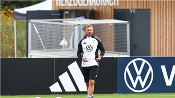 Julian Nagelsmann wird die Nationalspieler in Herzogenaurach auf die Nations-League-Endrunde vorbereiten.