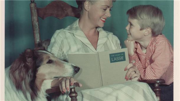 Timmy aus „Lassie“: Hundeliebhaber Jon Provost wird 75 June Lockhart spielte in „Lassie“ Timmys Mutter. (Handout)