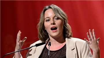 Juso-Vorsitzende Jessica Rosenthal fordert eine schnellere Einführung des Klimageldes.
