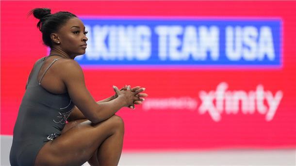 Kam beim Mehrkampf bei den US-Trials auf 58,650 Punkte: Simone Biles.