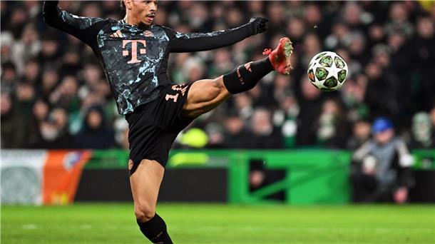 Bayern vor Achtelfinal-Einzug - Nach Schreckmoment zum 2:1 Kam neu ins Bayern-Team: Leroy Sané.