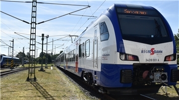 Kann losgehen: Die neuen Züge der Nordwestbahn sind einsatzbereit.
