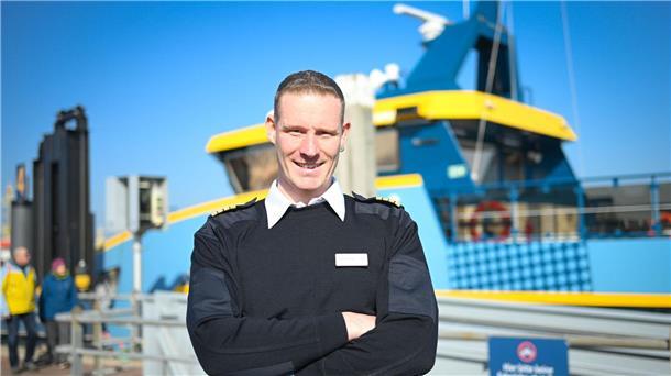 Kapitän Stephan Ulrichs hat den Bau des Schiffes von Beginn an begleitet. 