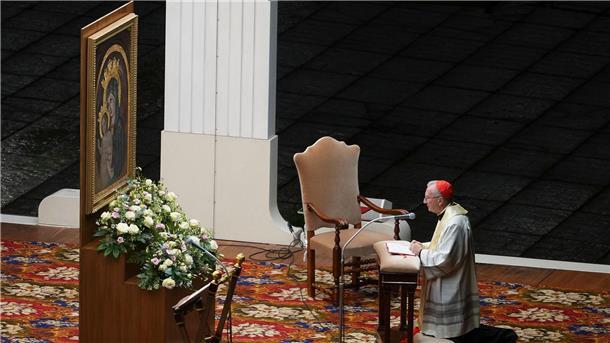Der Papst ist krank - wie geht es weiter? Kardinalstaatssekretär Parolin kümmert sich derzeit um das Tagesgeschäft im Vatikan (Archivbild).
