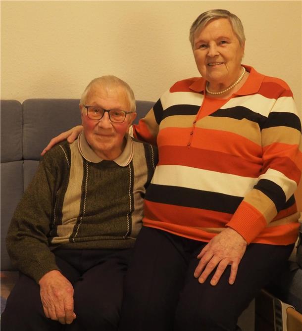 Karin und Hartfried Kollmorgen feiern an diesem Montag ihre eiserne Hochzeit.