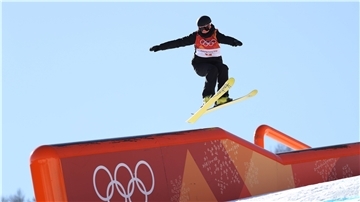 Kea Kühnel bei den Olympischen Winterspielen: Im Februar 2018 holte sie hier im Slopestyle Platz 18.
