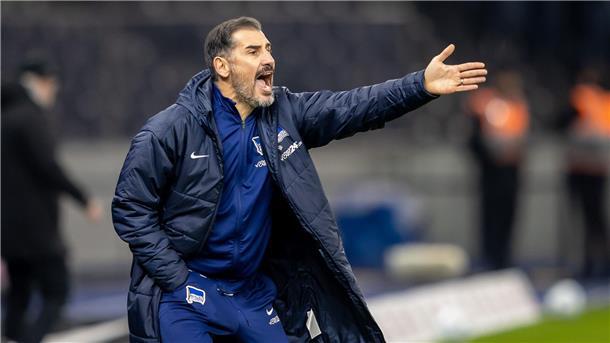 Hertha-Pleite bei Heim-Abschluss gegen Aufsteiger Münster Kein erfreulicher Abend für Hertha-Trainer Cristian Fiel.