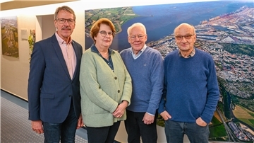 Klaus Wirth, Birgit Becker, Claus Brüggemann und Horst Lüdtke (von links) haben viel vor.