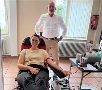 Blutspendetermin im St. Bernhard-Hospital Brake