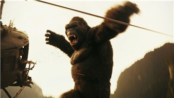 Kong ist sicher gefährlich - aber vielleicht ist er ja gar nicht der Feind der Menschen. Zu sehen im Film „Kong: Skull Island“. (Handout von ProSiebenSat.1)
