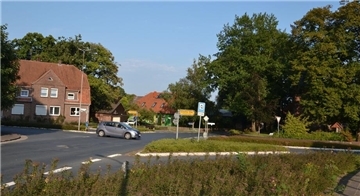  Kreuzung Bergstraße/Bahnhofstraße in Gyhum 