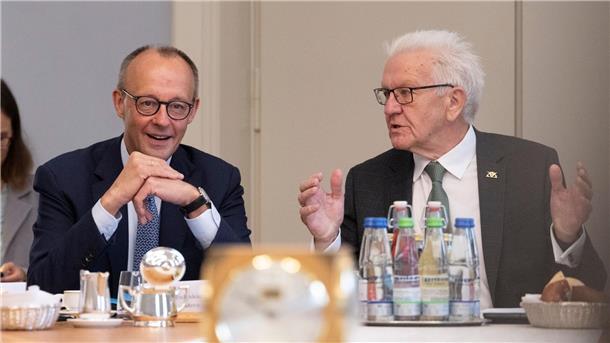 Kretschmann kommt mit Merz deutlich besser klar als mit seinem Vorgänger Olaf Scholz (SPD).