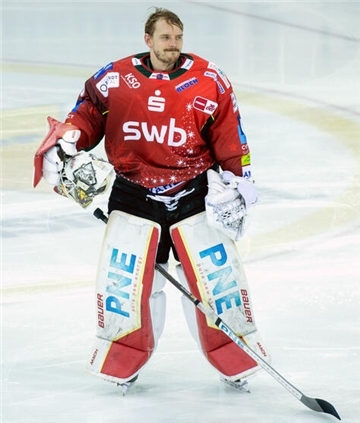 Kristers Gudlevskis ist einer der Garanten, warum es für die Pinguins so gut läuft.