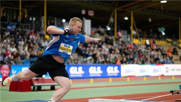 Hallen-DM: Olympiasiegerin Ogunleye siegt mit Bestleistung Kugelstoßer Eric Maihöfer holt sich den deutschen Meistertitel in der Halle.