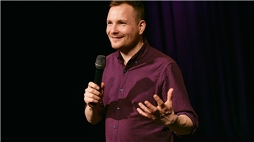Kunsthistoriker und Stand-Up-Comedian Jakob Schwerdtfeger 