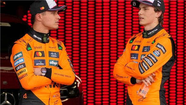 Mehrkampf um die WM-Krone? „Eine Menge kann passieren“ Lando Norris (l) und Oscar Piastri: Wer von beiden hat mehr „Killerinstinkt“?