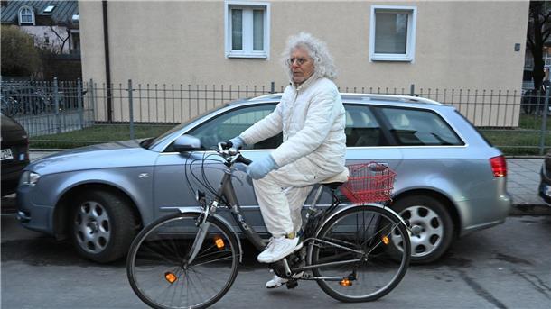 Langhans fährt gerne Fahrrad, hier in München-Schwabing. (Archivbild)
