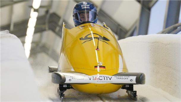 Laura Nolte verpasst Gold-Hattrick im Monobob bei WM Laura Nolte kämpft bei der Monobob-WM in Lake Placid mit um die Medaillen.