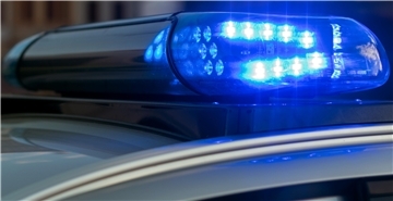 Blaulicht eines Polizeiautos