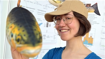 Leonie Prillwitz steht in Bremen im Bundesfinale von „Jugend forscht“. Sie beschäftigt sich mit den Auswirkungen von Feinstaub im Wasser auf den Laich der Bachforelle.