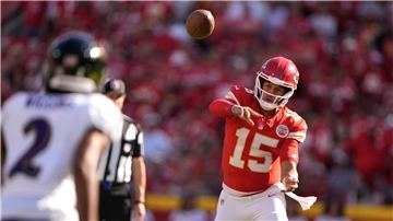 Mahomes hatte gegen die Ravens bessere Anspielstationen als zuletzt.