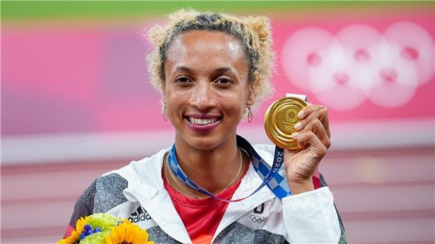 Malaika Mihambo wurde 2021 in Tokio Olympiasiegerin.