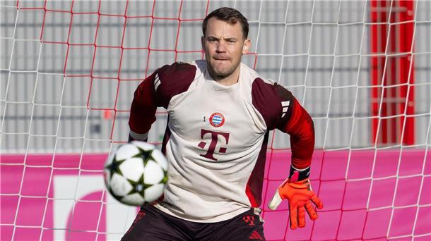 Playoff-Hammer oder Wunder? Kompany plant mit Neuer Manuel Neuer war im Abschlusstraining nicht zu sehen.