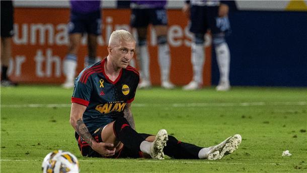 Marco Reus konnte sein fünftes Spiel in der Major League Soccer nicht beenden. 