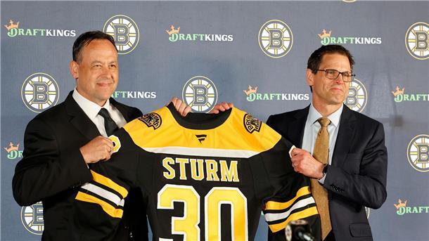 Marco Stum wurde als neuer Coach der Boston Bruins präsentiert.