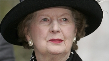 Margaret Thatcher 2005 in London.