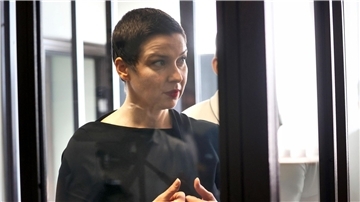 Maria Kolesnikowa wird mit dem Günter-Wallraff-Preis für Pressefreiheit und Menschenrechte geehrt (Archivbild).