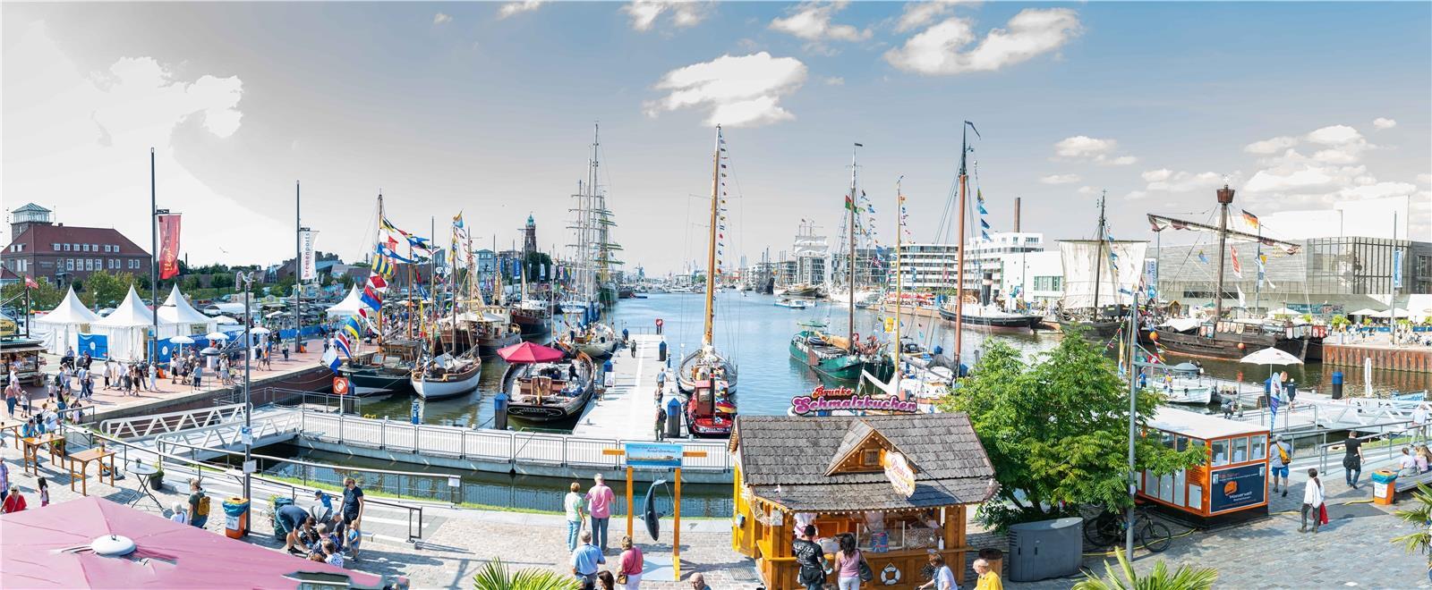 Maritime Tage in Bremerhaven 2021: Auf dem Festgelände war ordentlich was los.