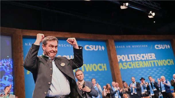 Söders „freie Fahrt“ - und eine Absage, die Sorgen macht Markus Söder beim politischen Aschermittwoch der CSU.
