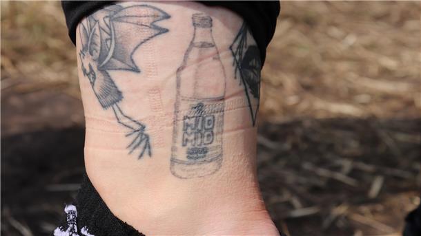 Das geht unter die Haut: Die wildesten Tattoos auf dem Hurricane Mate - entweder man liebt es oder man hasst es.