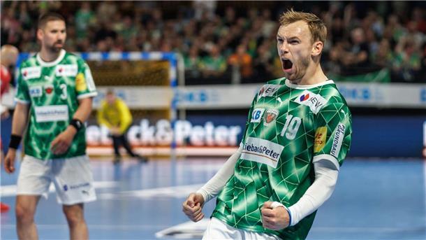 Mathias Gidsel möchte mit den Füchsen Berlin in der kommenden Saison wieder oft jubeln.