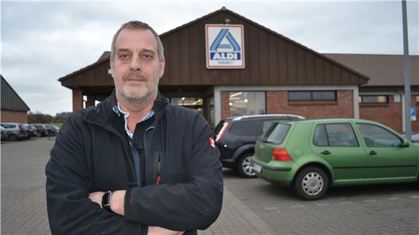 Mathias Theloy arbeitet seit 1991 für Aldi - in Beverstadt war er von Anfang an dabei.