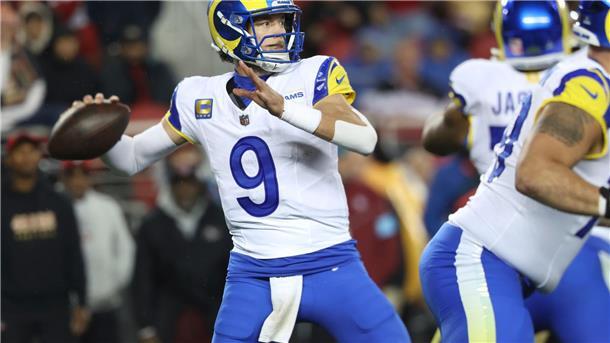 Los Angeles Rams entscheiden Field-Goal-Duell für sich Matthew Stafford (9) drehte gegen die San Francisco 49ers im vierten Viertel mit 160 Passing Yards auf.