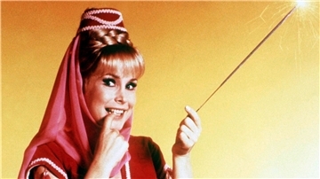 Barbara Eden als Flaschengeist Jeannie.