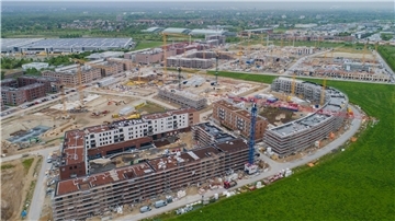 Mehrfamilienhäuser entstehen in Kronsrode bei Hannover: Immobilien werden noch einmal teurer.