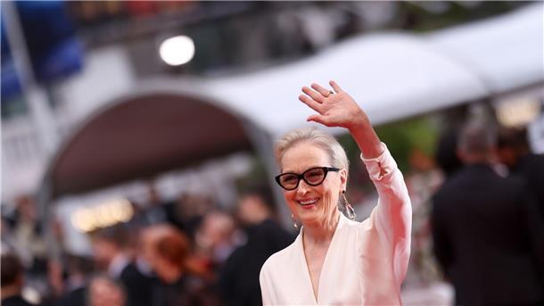 Legende zu Lebzeiten - Meryl Streep wird 75 Meryl Streep bei den Filmfestspielen in Cannes.