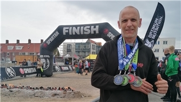 Michael Taylor aus Nordenham war beim Spartan Race, der weltweit größten Marke in Obstacle Course Racing.