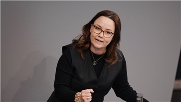 Michelle Müntefering strebt ein Mandat im EU-Parlament an.